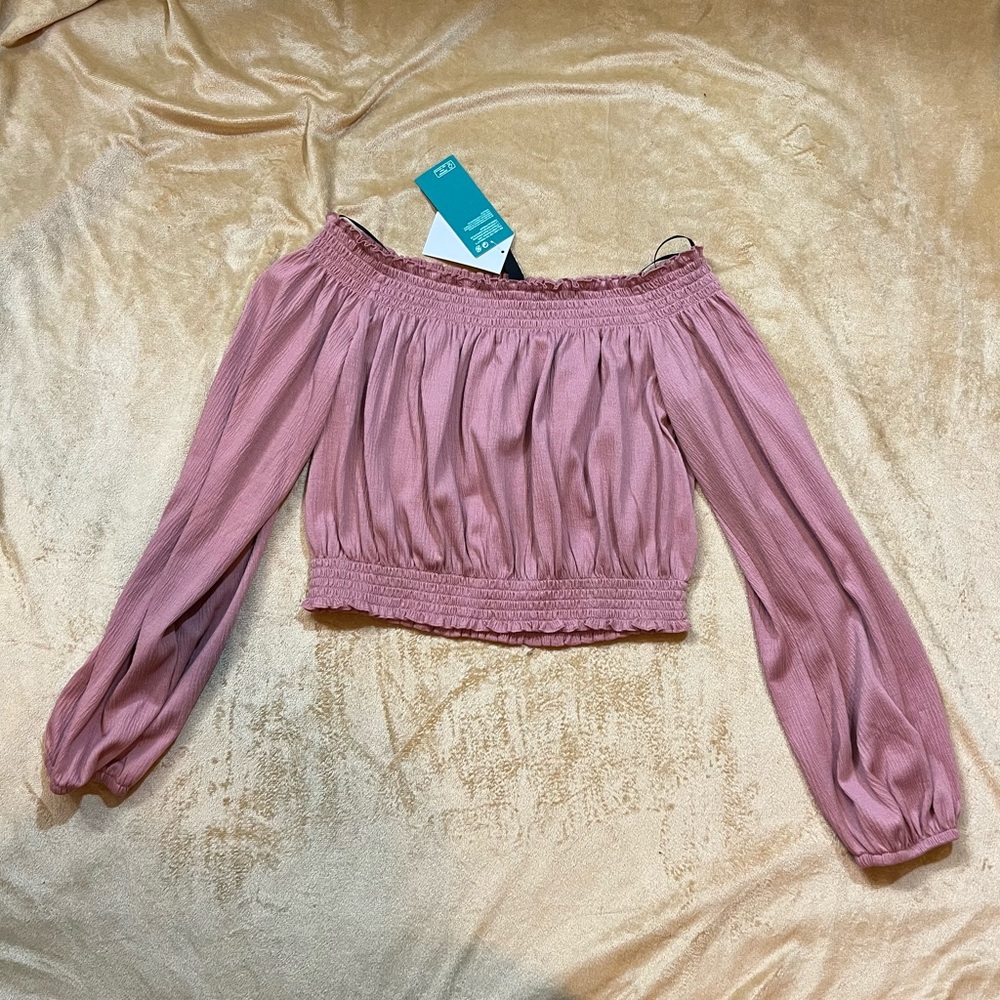 BRAND NEW H&M Off the Shoulder Crop Top
